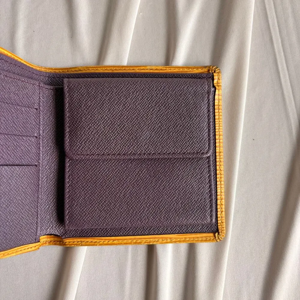Louis Vuitton Marco Bifold Wallet - Tassil Yellow Epi Leather